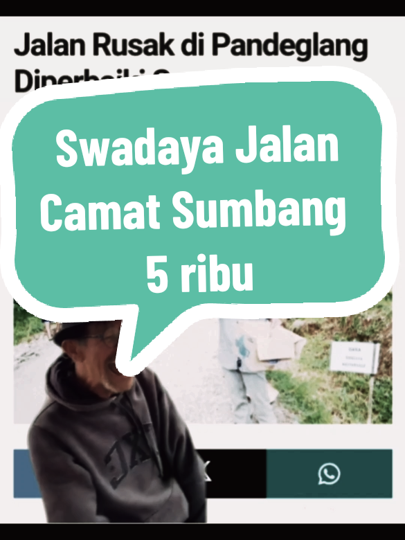 Masyarakat Kampung Jaha, Desa Kadubelang, Kecamatan Mekarjaya, Kabupaten Pandeglang, menilai Camat Mekarjaya Ahmad Jamaluddin Nasser bersikap cuek terhadap gerakan swadaya atau gotong royong yang dilakukan warga setempat. Saat warga melakukan swadaya membangun jalan rusak dan Tembok Penahan Tanah (TPT), Camat Ahmad Jamaluddin disebut tidak memberikan dukungan maupun sumbangsih yang berarti. Bahkan, ketika melintas di lokasi gotong royong, ia hanya memberikan sumbangan sebesar Rp 5 ribu ke dalam kotak donasi. Salah seorang warga, Abdul Hadi, menyayangkan sikap Camat tersebut. Ia mengungkapkan, jalan di wilayahnya merupakan akses produktif yang menghubungkan Kecamatan Mekarjaya dan Banjar. Namun, kondisi jalan dibiarkan rusak parah selama puluhan tahun tanpa perhatian dari Pemkab Pandeglang. “Jalan yang rusak ini adalah akses produktif penghubung dua kecamatan dan sering dilalui para pejabat kecamatan maupun desa. Namun, dibiarkan rusak parah dan tak pernah diperhatikan untuk dibangun,” ungkap Hadi, Kamis 15 Mei 2025. Oleh karenanya kata Hadi, masyarakat berinisiatif melakukan swadaya dan gotong royong untuk memperbaiki jalan dan Tembok Penahan Tanah (TPT) yang rusak parah.  “Masyarakat Kampung Jaha perbaiki jalan dengan melakukan pengecoran dan memperbaiki TPT. Ini murni hasil swadaya masyarakat tanpa ada bantuan dan perhatian dari pemerintah setempat,” ujarnya. Hadi mengungkapkan, dirinya mendapat informasi dari warga yang menjaga kotak swadaya di lokasi pengecoran jalan. Pada hari pertama kegiatan, Camat Mekarjaya Ahmad Jamaluddin Nasser melintas di lokasi, namun hanya memberikan sumbangan sebesar Rp 5 ribu. “Saya dapat info dari warga yang jaga kotak swadaya. Sangat disayangkan, pas hari pertama pelaksanaan ngecor, Camat Mekarjaya melintas dan hanya menyumbang Rp 5 ribu,” ungkap Hadi. Hadi menyayangkan sikap Camat yang dinilai cuek dan tidak peduli dengan kondisi jalan rusak tersebut. Ia menilai seharusnya pemerintah setempat minimal memberikan dukungan moral atau memantau kondisi jalan yang sedang diperbaiki oleh warga. “Bukannya ikut membantu atau minimal memberikan dukungan, setidaknya mengecek kondisi jalan dan TPT yang amblas. Ini malah menunjukkan sikap cuek dan tidak peduli,” tuturnya. Koordinator swadaya, Arip mengatakan, jalan di wilayahnya itu yang sudah rusak parah sejak 2003. Padahal, jalan tersebut berstatus sebagai jalan kabupaten, namun hingga kini belum pernah disentuh pembangunan oleh Pemkab Pandeglang. “Sudah rusak parah dari tahun 2003, tidak ada pembangunan dari Pemkab Pandeglang. Makanya kami masyarakat berinisiatif melakukan swadaya untuk membangun jalan dan TPT,” ucapnya. Arip menjelaskan, keinginan warga untuk memiliki akses jalan yang layak mendorong mereka untuk bersatu dan bergotong royong memperbaiki jalan yang sudah puluhan tahun rusak. #beritaditiktok #camatmekarjaya #mekarjaya #pemkabpandeglang #pemprovbanten #pandeglang #kadubelang #kampungjaha #banjarpandeglang #banten #jalanswadaya 