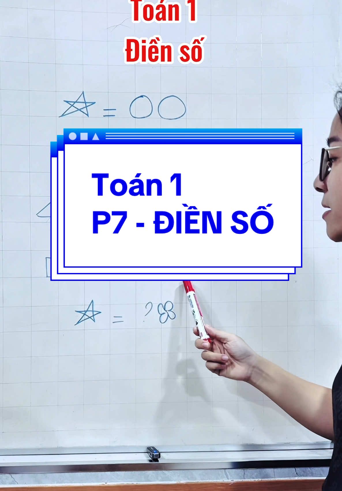 Toán 1: P7 - Điền số #hoccungbon2018 #toanlop1 #hoctoancungBon #toantuduy