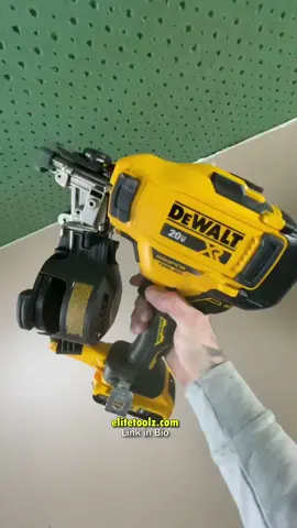 DeWalt 15 Degree Roofing Nailer -Link in Bio ☝️. 
 The DeWalt 20V MAX 15 Degree Roofing Nailer is a cordless, battery-powered tool built for 
 roofing pros who need speed, freedom, and reliability. Say goodbye to dragging hoses and 
 setting up compressors. This tool runs on DeWalt’s trusted 20V MAX battery system, giving you the power to tackle roofing projects with less hassle and more control.  It’s designed to fire roofing nails quickly and consistently, helping you cover more ground in less time. Whether you’re fixing shingles after a storm or working on a new build, this nailer helps you focus on the job—not the setup. Lightweight, efficient, and job-site tough, it’s the kind of tool that makes your day smoother and your work more precise.
 #tools #powertools #dewalttools #amazonfinds #usatools #dewalt  📽@Kruger Construction 