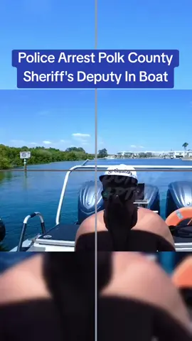 Police Arrest Polk County Sheriff's Deputy In Boat #cops #copsoftiktok 
