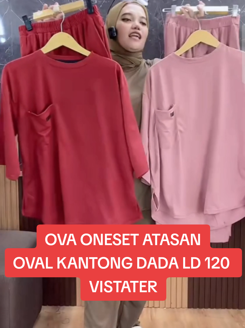 OVA ONESET ATASAN OVAL KANTONG DADA LD 120 VISTATER#oneset#atasanwanita#shoptokopedia #fyp 