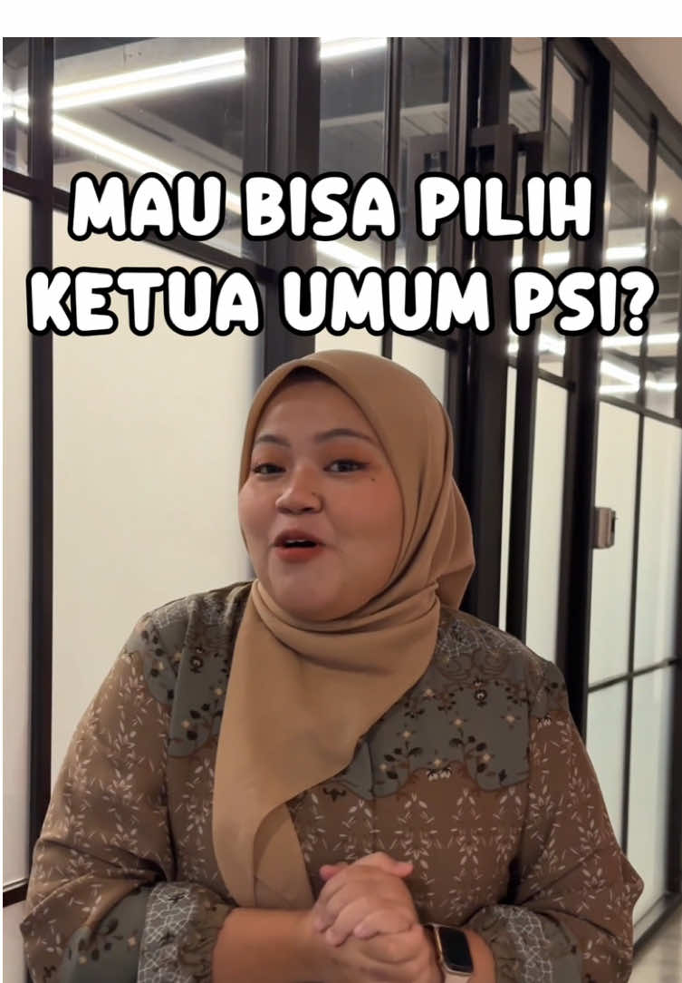 Gas jadi yang terlibat aktif memilih Ketua Umum PSI 🌹❤️
