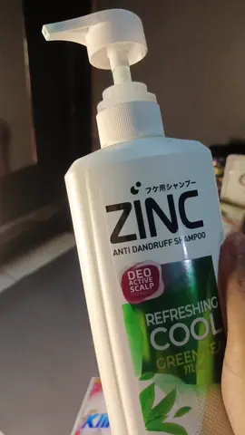 Sampo zinc 450 ml x 3 harga terjangkau😊#sampozinc#zincbotol #refreshingcool#antidandruf #murcebangetloh😍😍 