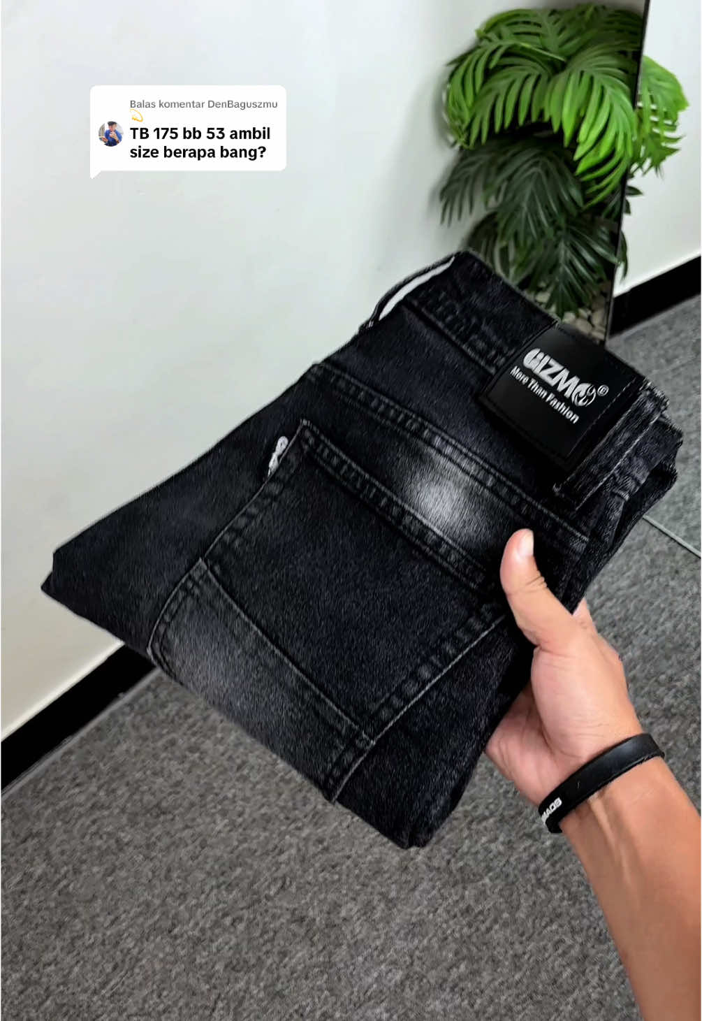 Membalas @DenBaguszmu💫 size 30 #rekomendasicelanajeans #celanajeans #celanadenim #slimfit #gizmo 