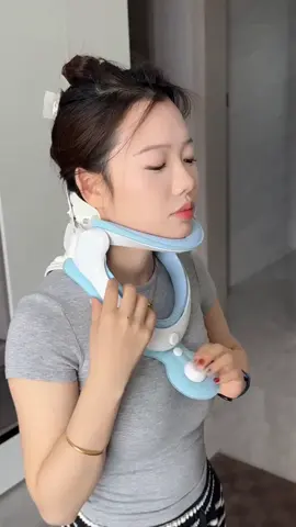 Relieve neck pain and improve posture with this adjustable cervical traction device. #asia #gadget #technology 