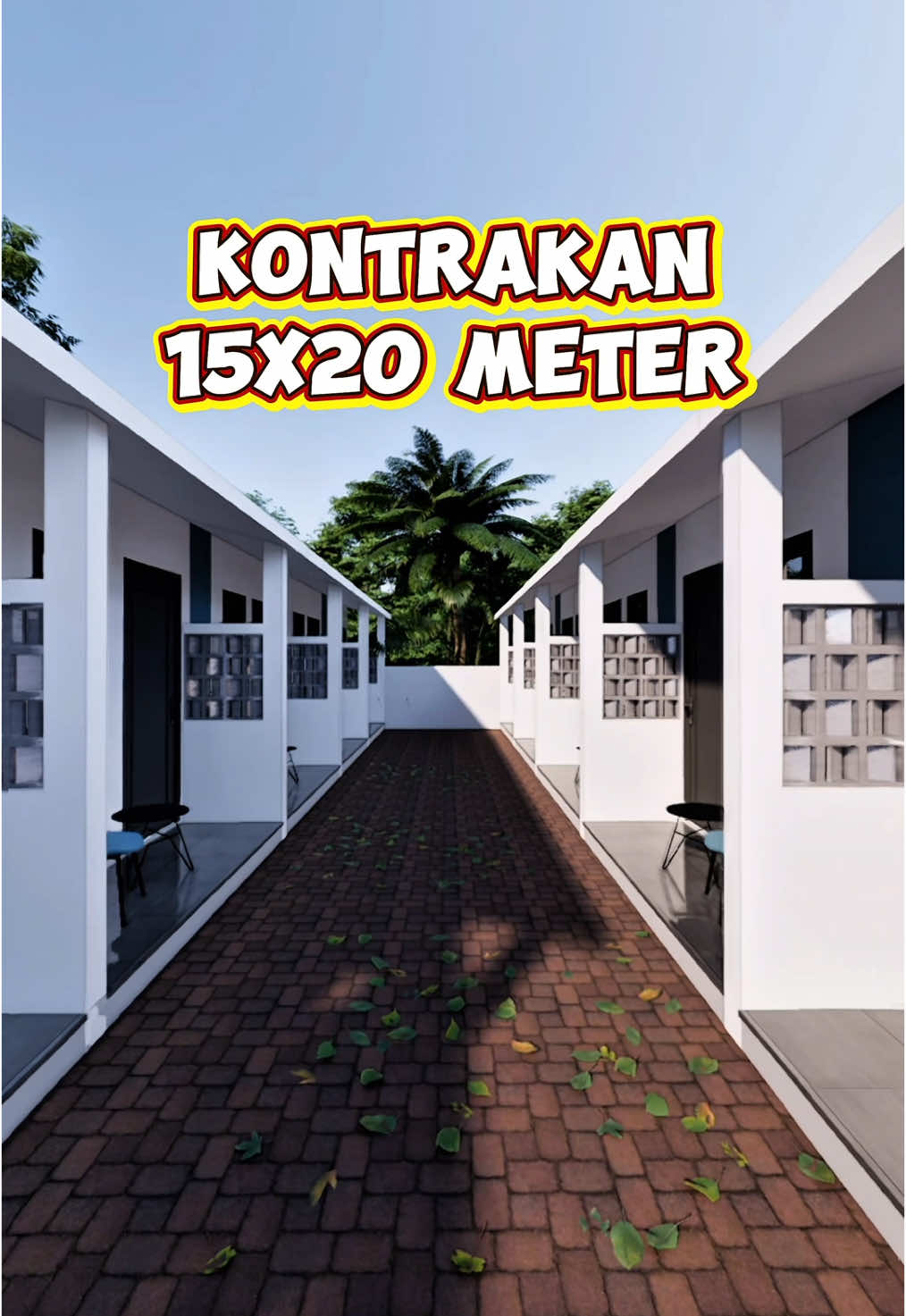 Kontrakan 10 Pintu di lahan 15x20 meter #kontrakan #longervideos 