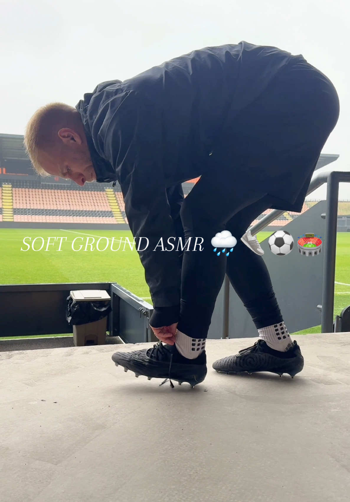 Just listen… 🌧️👟🏟️💆‍♂️😆 Almost match time.. fllw to see 👀 #football #Soccer #asmr #footballasmr #footballboots #soccerasmr #nikefootball #phantomgx 
