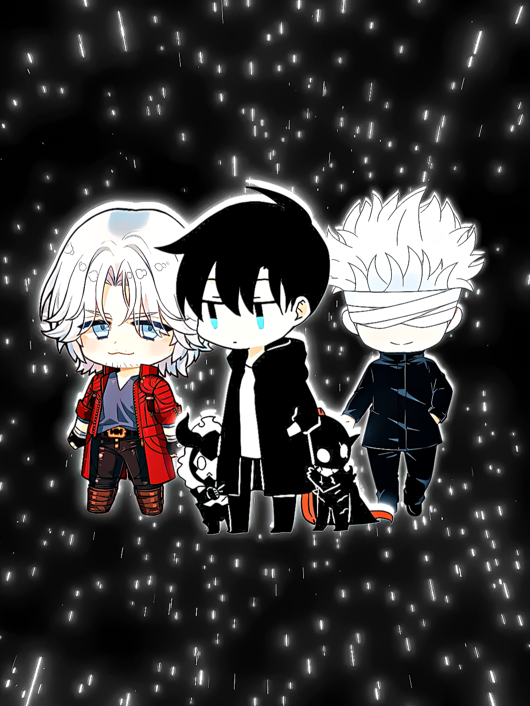 This Trio #dante #sungjinwoo #gojo #anime #edit