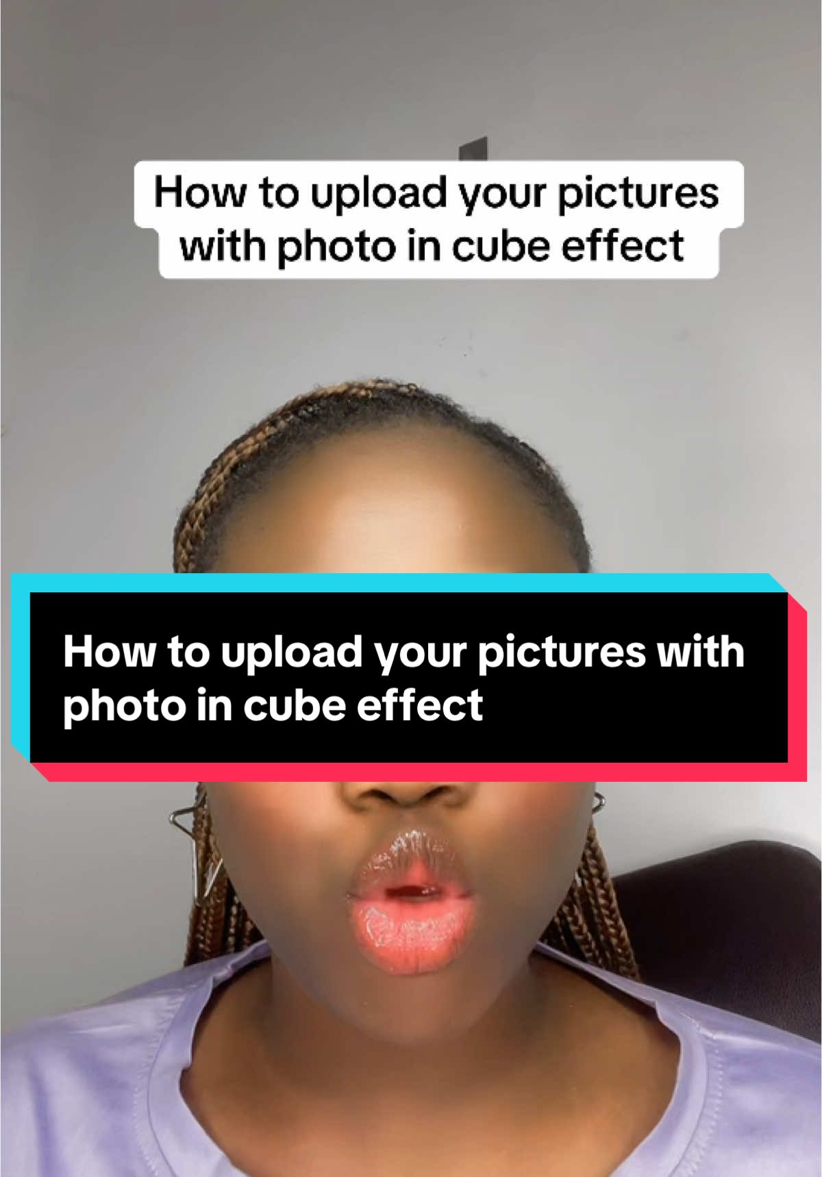 How to upload your pictures with photo in cube effect #tiktoktips #creatortips #tiktokbeginners #newontiktok #drqueenzoe 