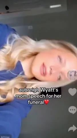 this made me bawl. poor girl she was so loved. #memorialaccount #notimpersonating #suicawerness #sui #rip #mentalhealthmatters #stay #aubreighwyatt #lla #llaw #greif #death #endbullying #bekind #bullying #fyp #foryoupage #funeralspeech #speech #funeral #sad 