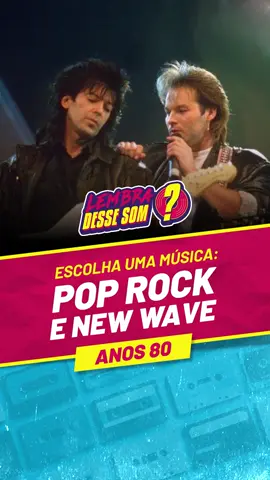 Escolha uma das 8 músicas dessas bandas e cantores de pop rock, soft rock e new wave e vamos viajar lá para os anos 80! Será que você se lembra de todos esses sucessos? #musicasantigas #nostalgia #lembradessesom #Flashback #anos80