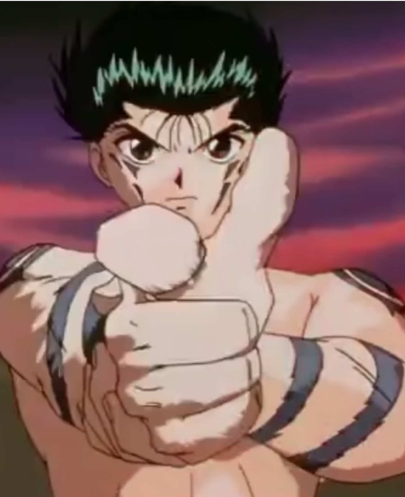 Yusuke’s Demon Spirit Gun was OP #anime #yyh #yuyuhakusho #animetiktok #yusuke #animeclips #yusukeurameshi #yomi #animefan 