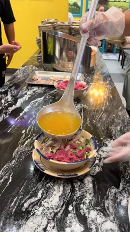 Nước dùng phở thanh lắm, các bà hãy thử 😍  📍52 nguyễn thông, quận 3 #quaanquan3 #angiquan3 #phongonquan3 #phosesan #doanngon 