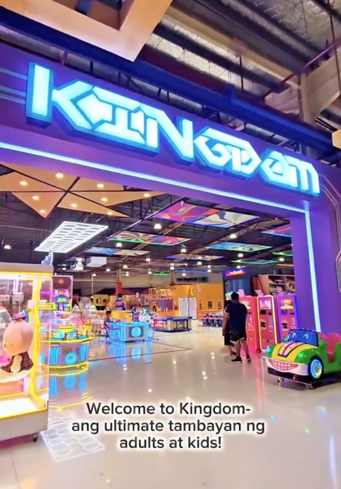 🎉 Dive into adventure at KINGDOM Arcade & Playground!  🕹️ From thrilling arcade games to epic teen challenges like climbing walls, bullfighting, and trampolines—fun awaits all ages!  👾 Located inside AAA Shopping Center, Pasig.  ##KINGDOMArcade##PlayAllDay##AAAShoppingCenter##FamilyFun##KINGDOMArcadeAndPlayground