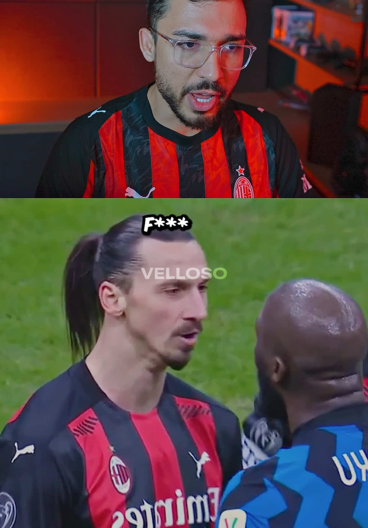 Leitura labial do Zlatan Ibrahimović vs Lukaku #ibrahimovic #lukaku #dublagem 