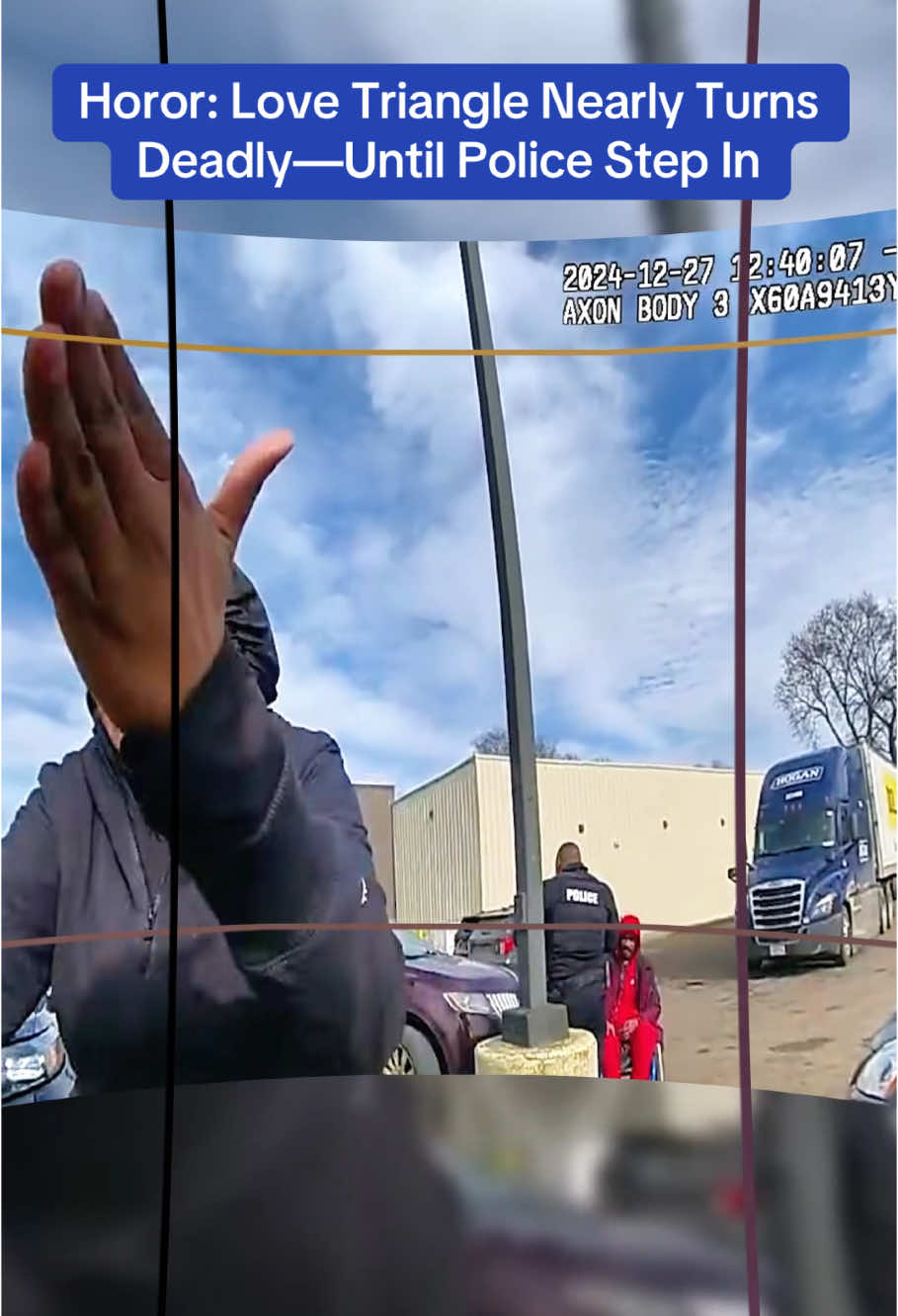 Horor: Love Triangle Nearly Turns Deadly—Until Police Step In#cops #copsoftiktok 