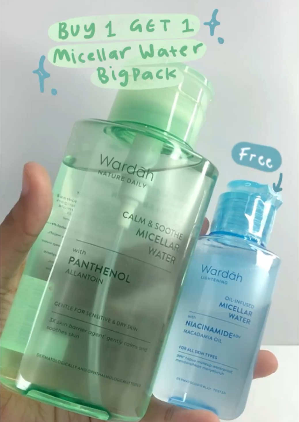Micellar Water Wardah lagi Hemat nih Beli 1 gratis . Langsung cek promonya di keranjang kuning aku yah #WardahMicellarAffordable #BercuanBersamaWardah #MicellarWater #MicellarWaterWardah #WardahMicellarWater #wardahmicellarwateroilinfused #micellarwateroilinfused #wardahmicellarwatercalmandshoothe @Wardah Beauty Official @Paragon Creator Hub Official 