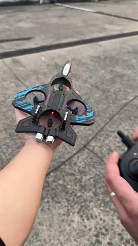 This drone fighter jet is so easy to control. As a beginner, I am able to easily fly this and so ar my kids. Easily the funnest toy drone out there. #drone #rcdrone #rcplane #rcjet #rc #remotecontrol #fyp #toy #besttoy #toyidead #giftideasforkids
