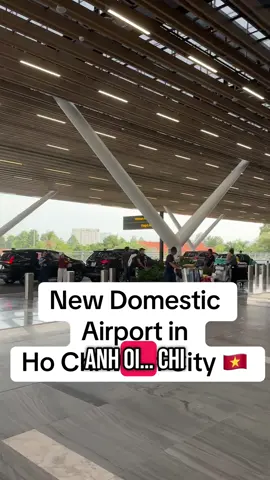 Wooohooo! Check out the new Domestic Airport in Ho Chi Minh City! 🇻🇳 #changiairport #hcmcity #fyp #changinglives #WeekendVibes #domestic #fypage #vietnam 