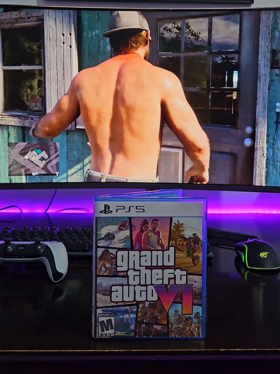 Grand Theft Auto VI First Look Gameplay Test PS5 👀🔥 #gta6trailer #gta6new #trailer #ps5 #gtaVI #gta6 #grandtheftauto 