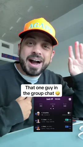 At least he knows he’s that guy… 😅 @Terrible Take TyKo if this loses we have issues. #cannotlose #caitlinclark #groupchat #juansoto 
