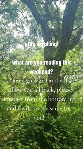 Reader Follow Party!  I am trying to reach my goals and need you stay for the whole video and then engage from  the bottom up #bookbesties #whatareyoureading #readersoftiktok #bookreview #fyp #reader #book #BookTok #kindleunlimited #kindle #nature #forest 