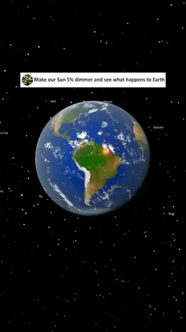 What if our Sun suddenly became 5% dimmer? #fyp #simulator #collision #universesandbox2 #solarsystem #universe #space