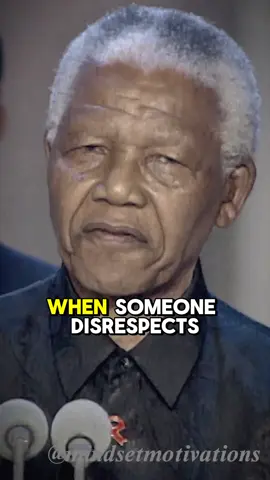 When someone disrespects you don't react don't argue...🧐🙅💪#wiseOfWisdom #dailylessons #lifelessonslearned #neslanmandelavoice #mindsetmotivation #motivations 