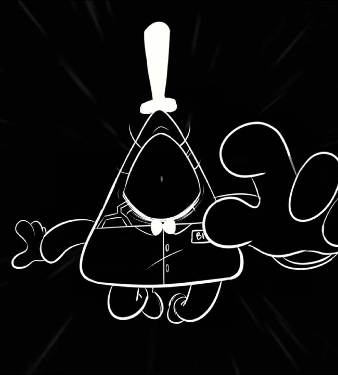 you don’t see the stars, do you? #gravityfalls #ithegold