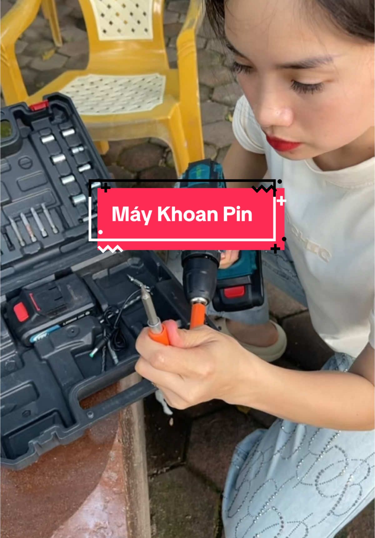 Máy khoan Pin #thanhmai92 #cokhi #maykhoanpin 