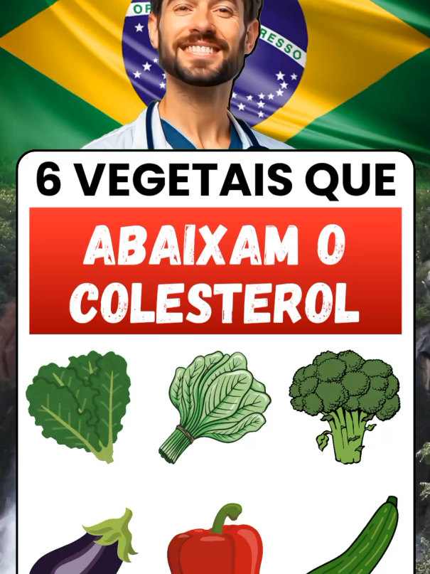 6 Vegetais que abaixam o Colesterol #vegetal #colesterol #saude 