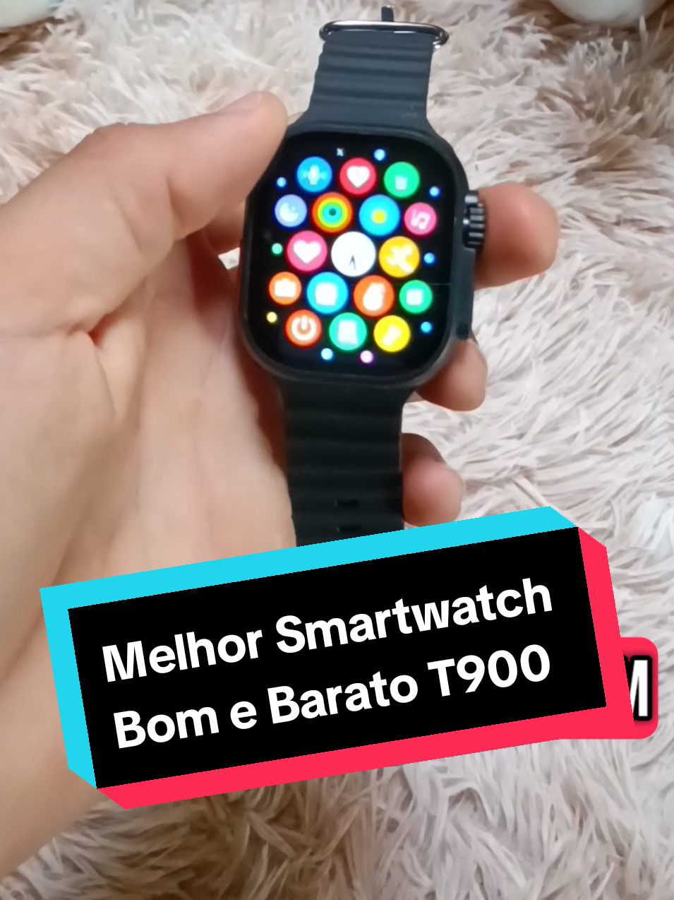 Melhor smartwatch T900 Ultra Big #smartwatch #tiktokshop #tiktokshopbr  #viraltiktok #t900ultra #t900ultrasmartwatch #parati #CapCut