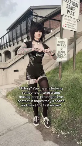 I struggle making a first move what can I say  #goth #emo #catgirl #tattoos #alternative #dance 