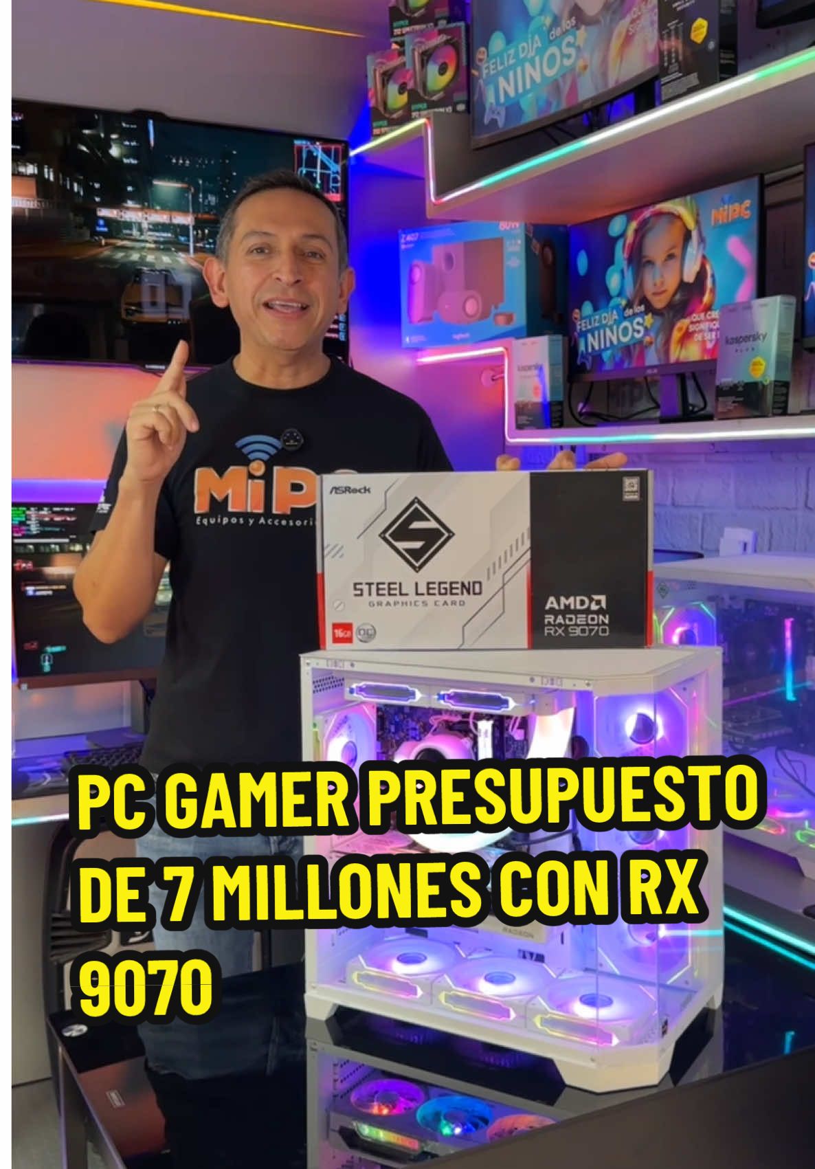 🤩Super #PcGamerGamaAlta, completo y potente!   🔥Llévatelo por solo $7.000.000🔥 🇨🇴Recuerda que hacemos envios a toda colombia!  Escríbenos al whastapp para mas información! 📱WhatsApp 301-392-2368 🛒 www.mipcparquecentral.com 📍C.C. Parque Central Local 72 🇨🇴 Envíos a toda Colombia ———— #EstiloYRendimiento #Pcgamer #PcGaming #RX9070  #SetupGamer #Gamers #Gaming #PcGamer #GamingOnTikTok 