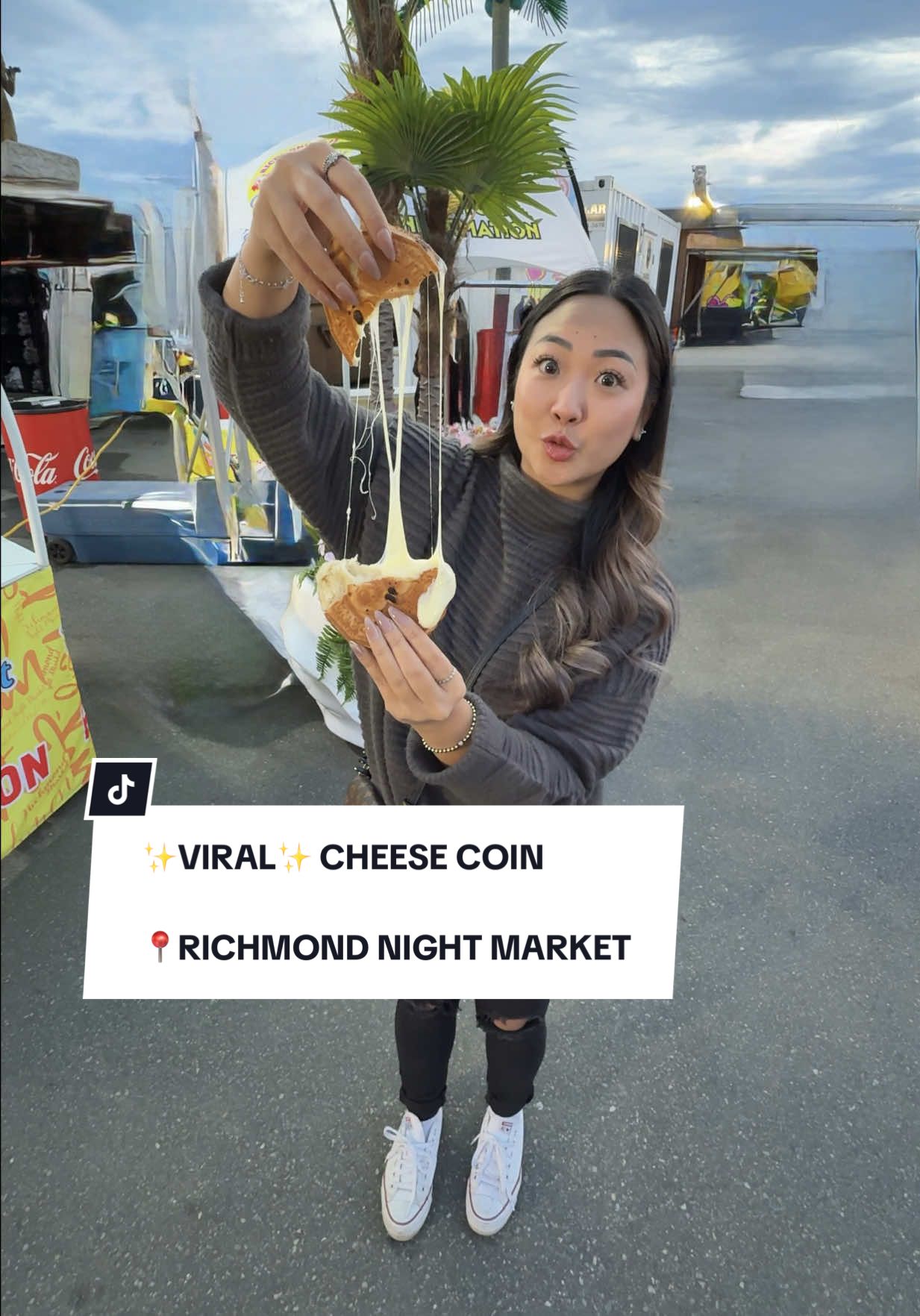 THE ✨VIRAL✨ CHEESE COIN IS BACK AT THE 📍RICHMOND NIGHT MARKET 🤩 @richmondnightmarket  @Tourism Richmond  • •  #richmondnightmarket #richmondnightmarket2025 #nightmarket #nightmarketeats #nightmarketfood #yvreats  #vancouverfoodblogger #vancouverfood #vancouverfoodie #vancouverfoodblogger #vancouver #vancouverfood #yvreats #yvrfoodblogger #yvrfood #richmondfood #richmondeats #nightmarkettips #richmondnightmarkettip #cheesecoin #viralcheesecoin #cheesecoinvancouver #nightmarketmust 