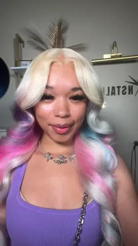 looking like a unicorn 😍😹