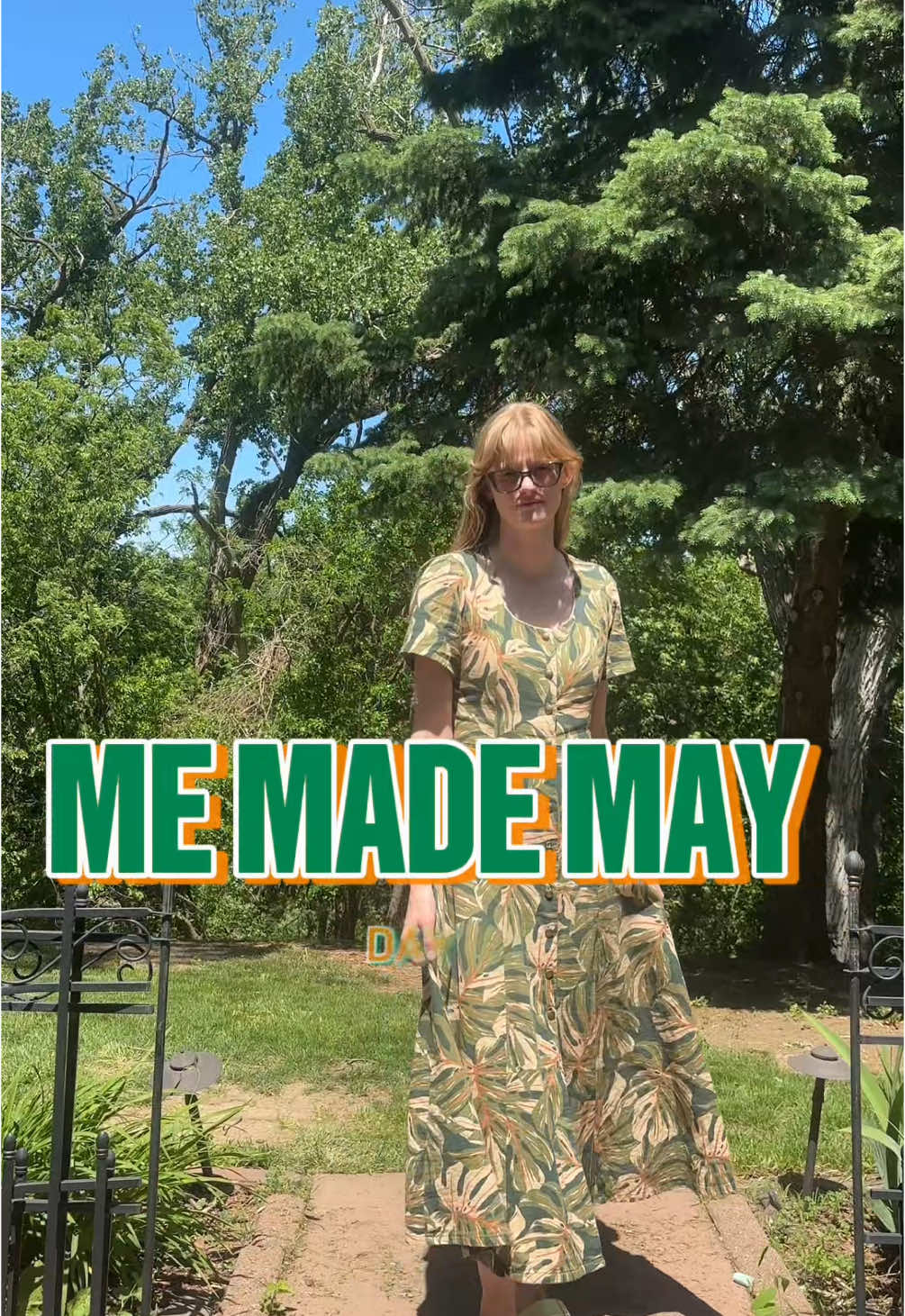 Day 17 in my @Friday Pattern Company Hughes dress #sewingtiktok #memademay2025 #memadewardrobe #OOTD #sewing