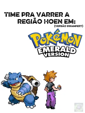 Melhor time, com o melhor incial para a região de hoenn.💪🏽👑 . . . . #Pokemon #pokemonemerald #pokemontiktok #pokemoncards #fyp