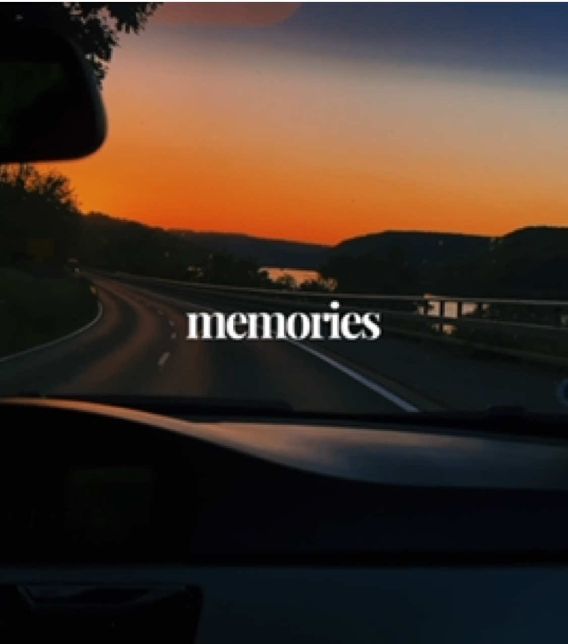 some memories are hard to forget. the ones that were like home to us. the moments we held onto when we searched for warmth. and now they feel like a dream that lingers long after you wake up, and it hurts. #Love #quotes #nightdrive #sunset #malidrives 