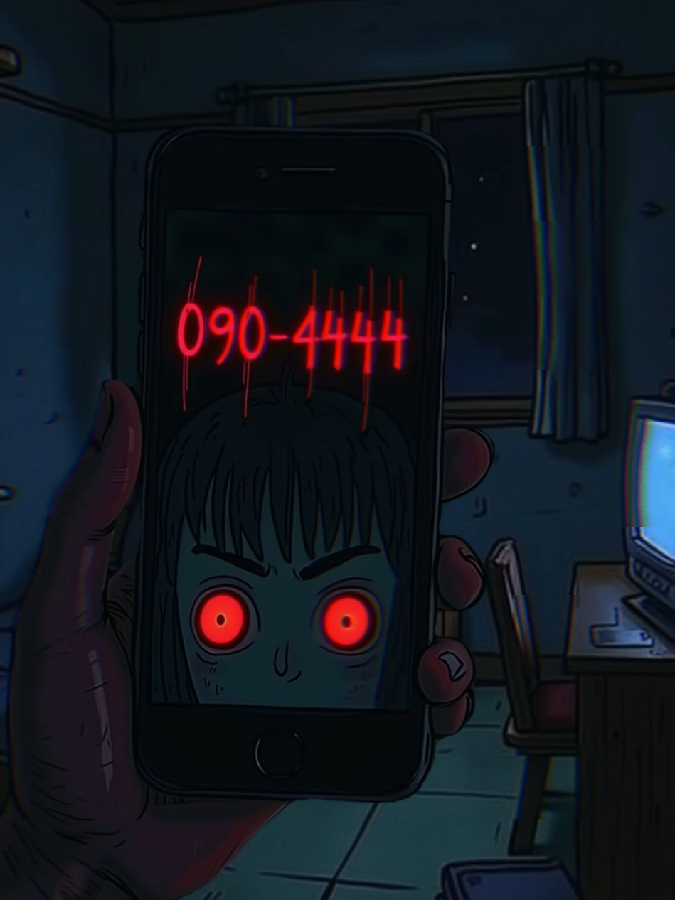 The Cursed Number (090-4444-4444) | Japanese Urban Legend🎌 #scarystory #japan #mystery #horror #scary 