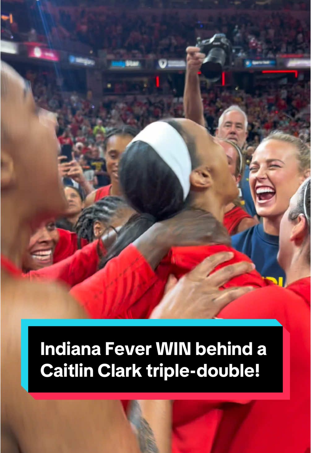Statement made. The Indiana Fever defeat the Sky 93-58, marking the largest season-opening win in franchise history. Caitlin Clark delivers a triple-double in her season debut:  20 PTS | 10 REB | 10 AST 🔥 #WNBA #caitlinclark 