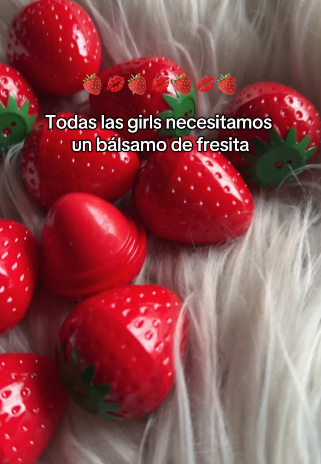 #fresasconcrema🍓 #fresa #balsamosdelabios #balsamo #labial #gloss 