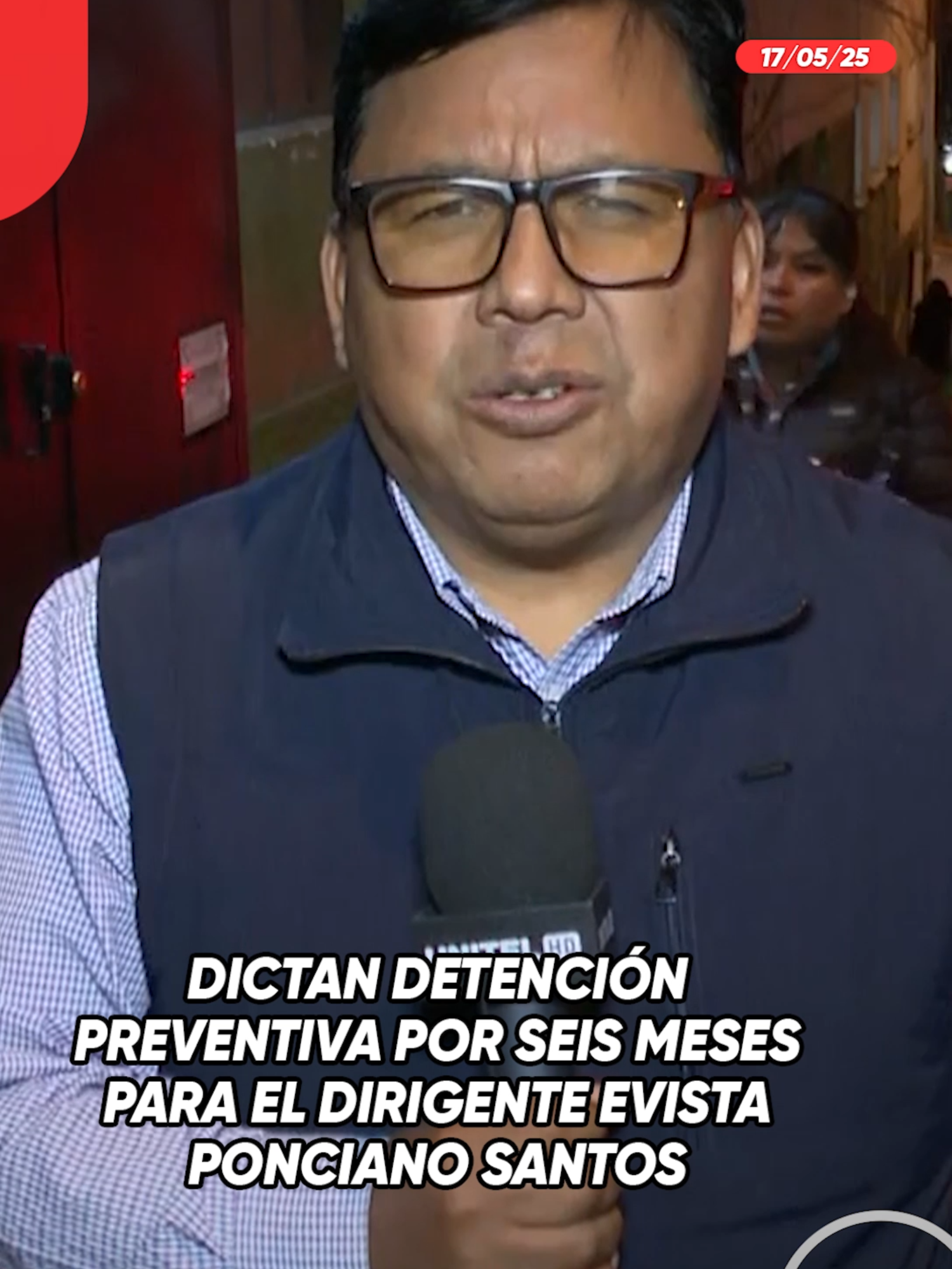 Dictan detención preventiva por seis meses para el dirigente evista Ponciano Santos #UnitelDigital #Unitel #Noticia #Evista #Dirigente #Ponciano