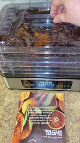 Deshidratador eléctrico #deshidratador #carneseca #deshidratar#dehydrator #fooddehydrator 