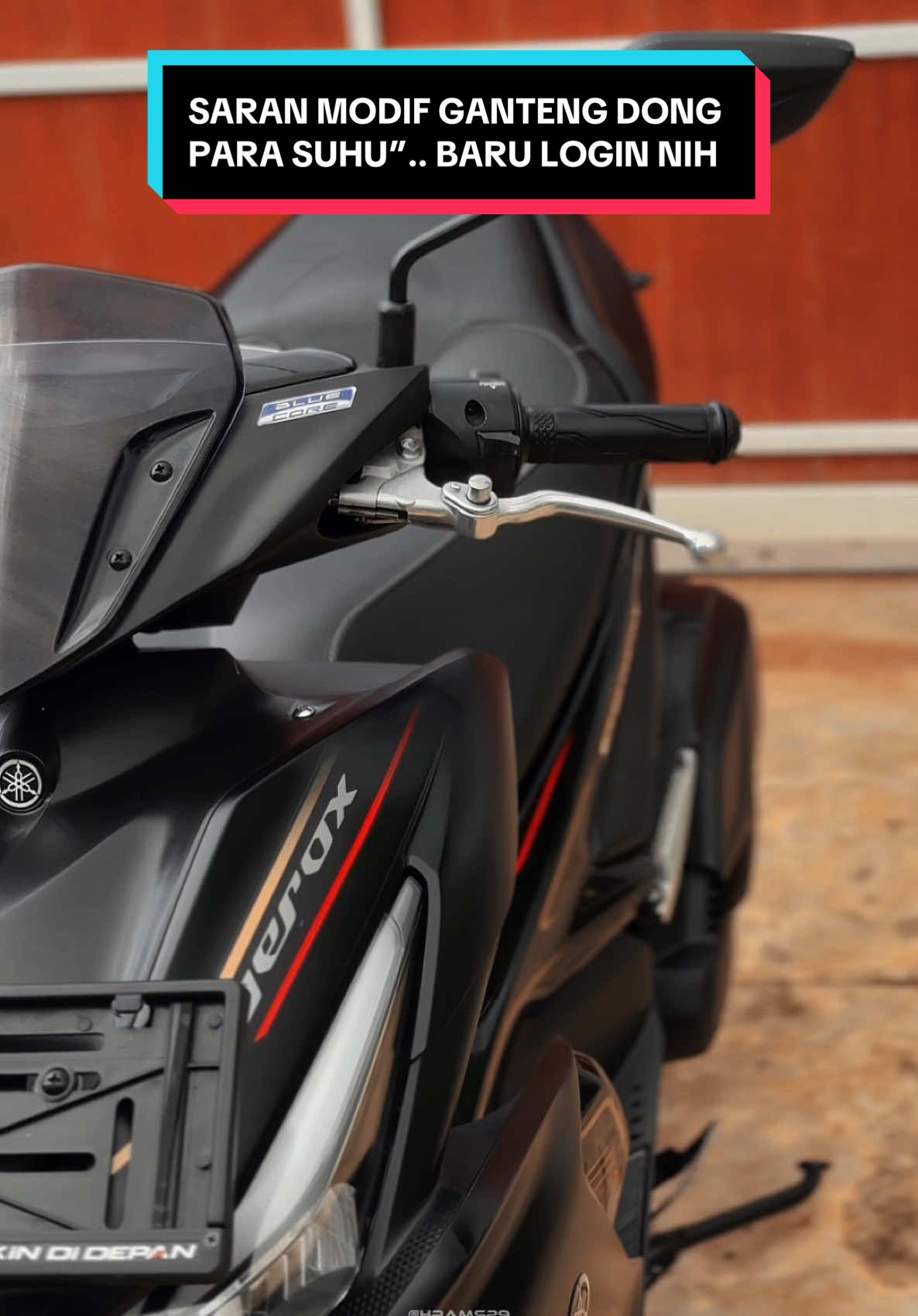 Login.. saran modif dong, racunin aja dikomentar 😄 masih std nyell nih #aerox #aeroxmodifikasi #aerox155 