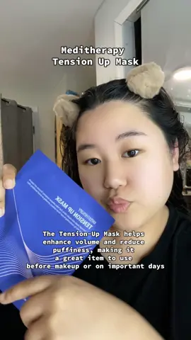 I liked how easy to use this Tension up mask is, and the hydro gel is thick so when you stretching it it doesn’t rip easily @Meditherapy Global Official @4am_official #meditherapy #tensionupmask #meditherapyliftingmask #contouringmask #3partmask