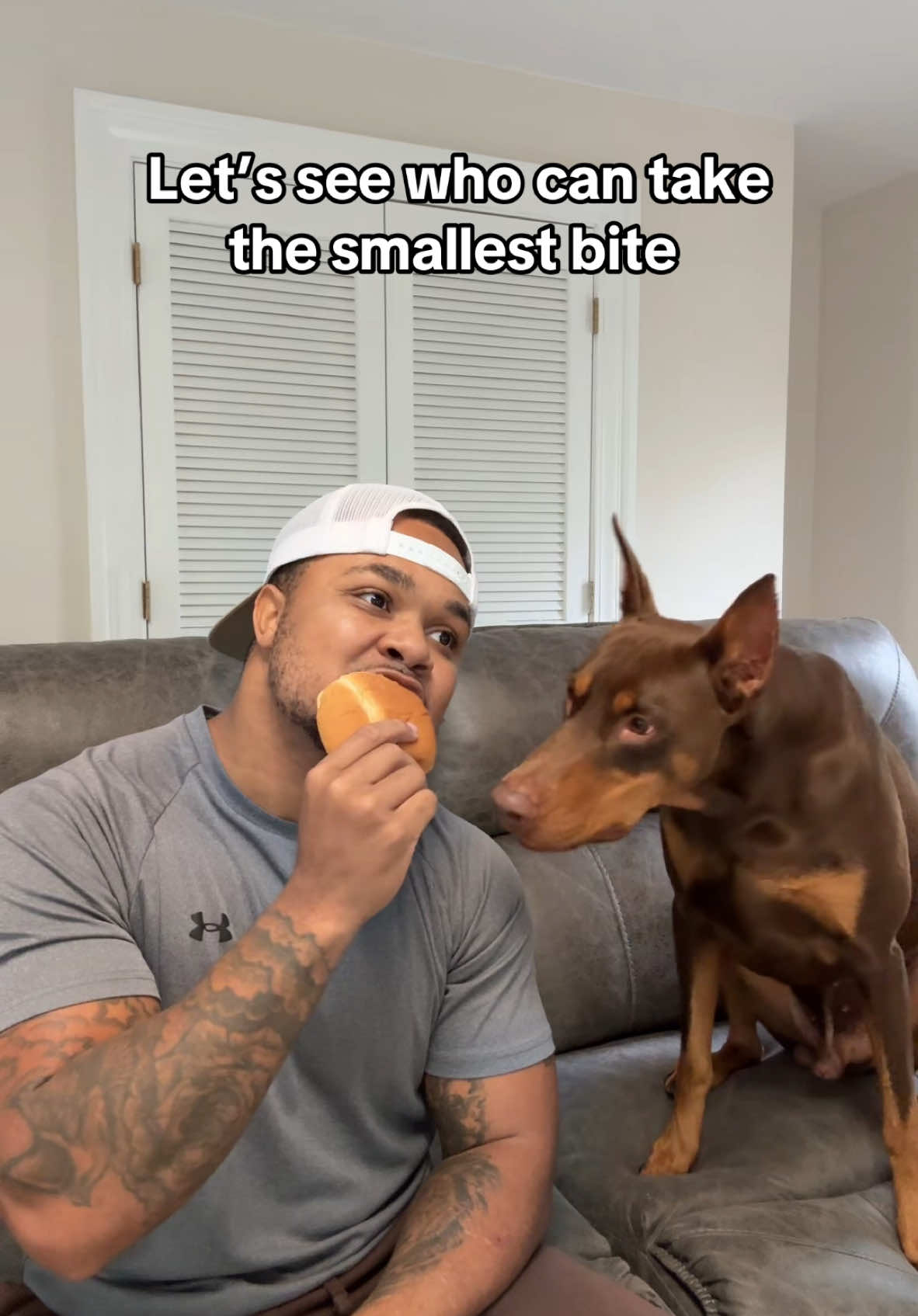 That probably was a small bite to him 🤣