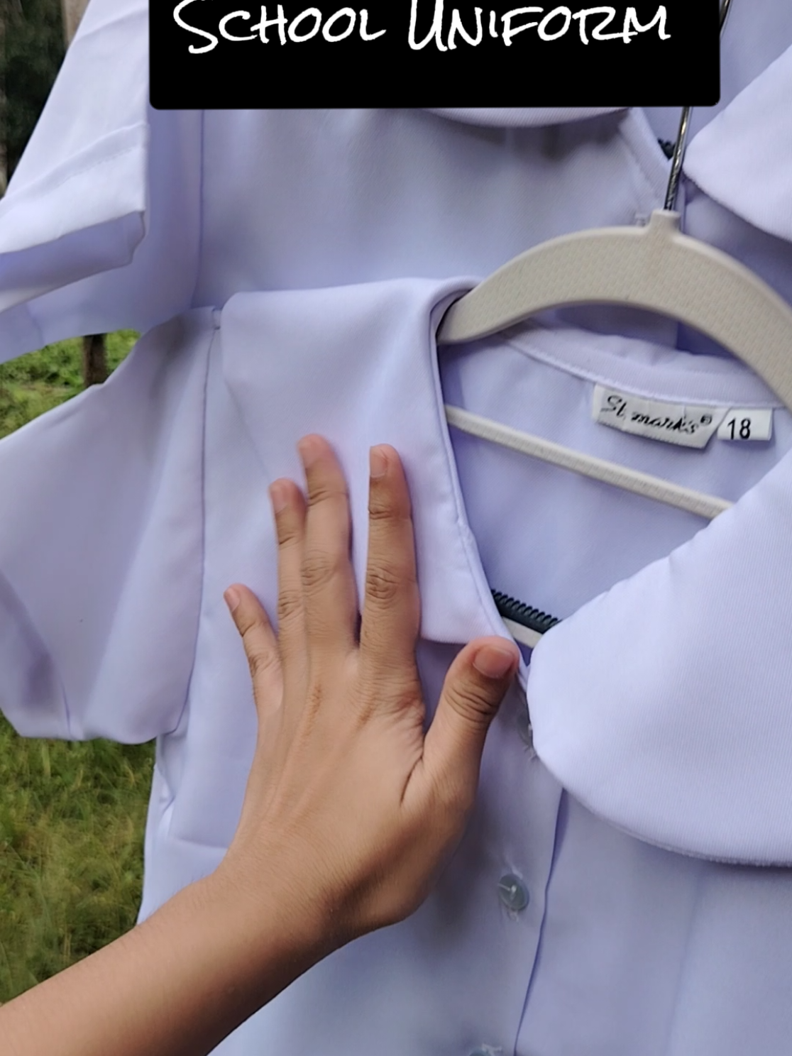 SCHOOL  BLOUSE UNIFORM FOR Girl #school #uniform #white #blouse #forgirls #fyp #trending 