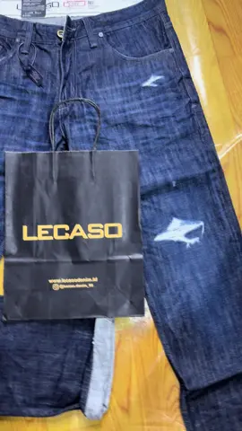celana lecaso sobek tidak tembus #celanapria #celanaterlaris #lecasodenim #celanalevis #fyp 