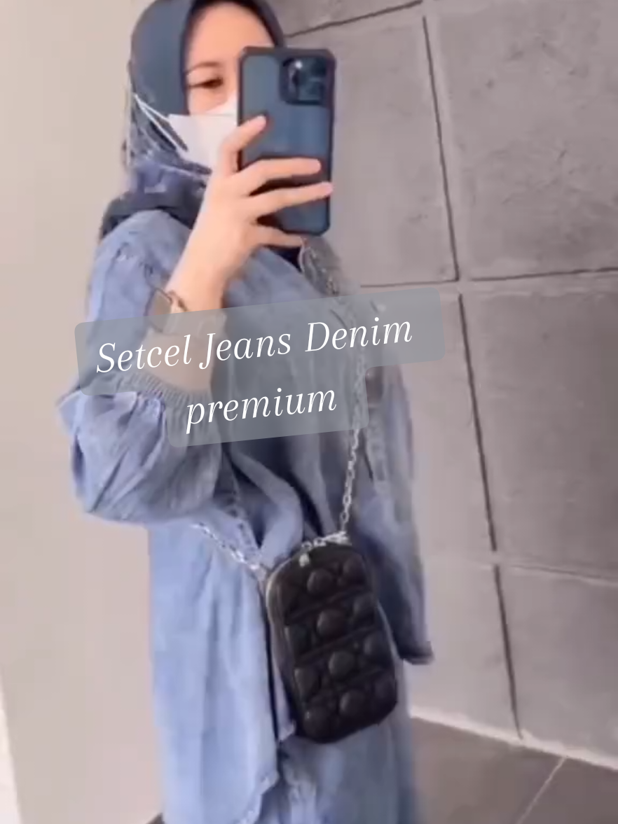 Setelan jeans denim#setelanwanita#setelancelana#jeansdenim#setcelana#kemejaoversize#setcel#OOTD#fashion#wanita# 